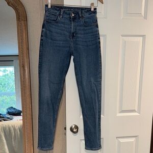 American Eagle Outfitters High Rise Blue Jeans